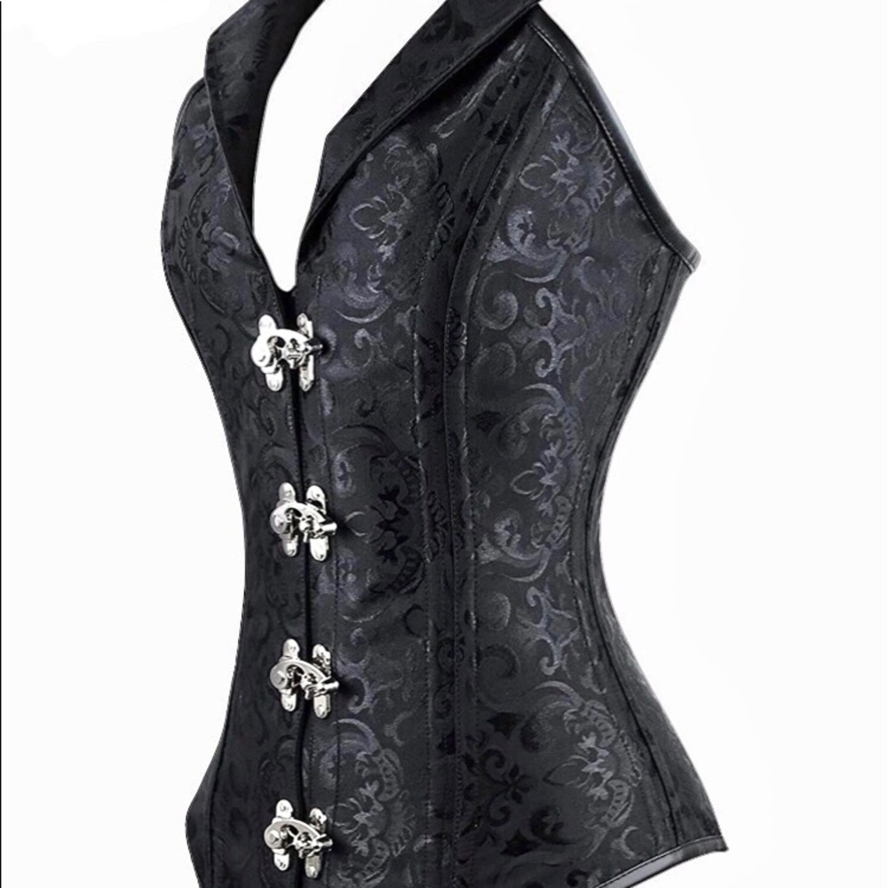 NWT Charmian Steampunk Halter Corset 4XL - Picture 3 of 7